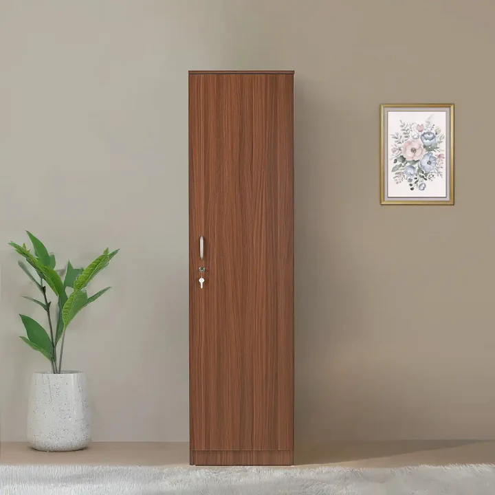 1 Door Wooden Wardrobe - Slim Bedroom Storage Almirah, product view 1