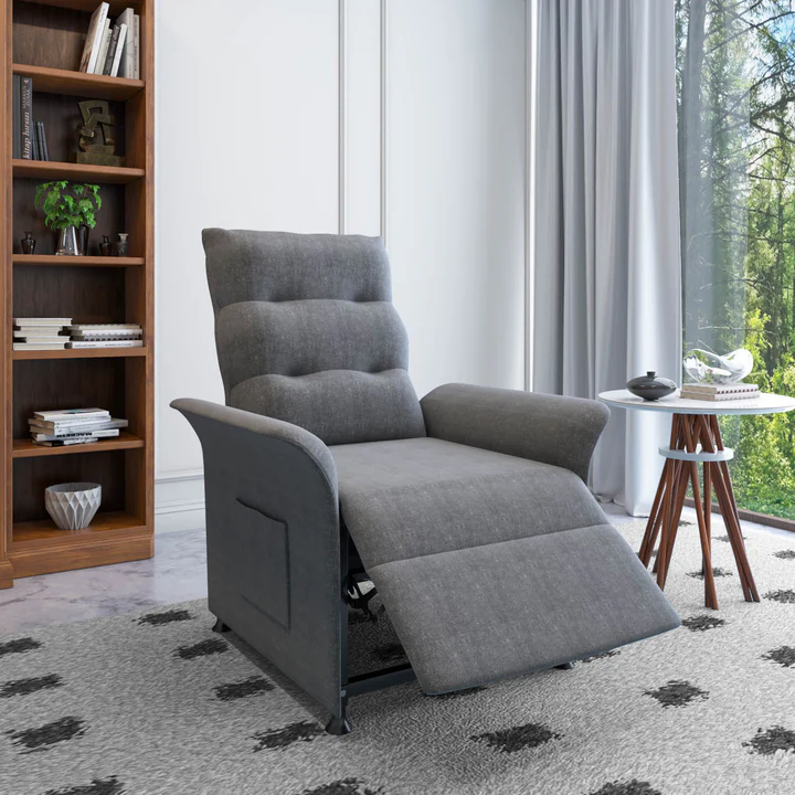 Grey Recliner Chair – Single Seater Comfort Sofa Recliner, product view 1