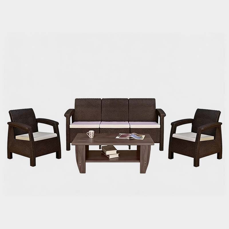 Outdoor Garden Sofa Set with Coffee Table – 5 Seater Garden Furniture Set, product view 1