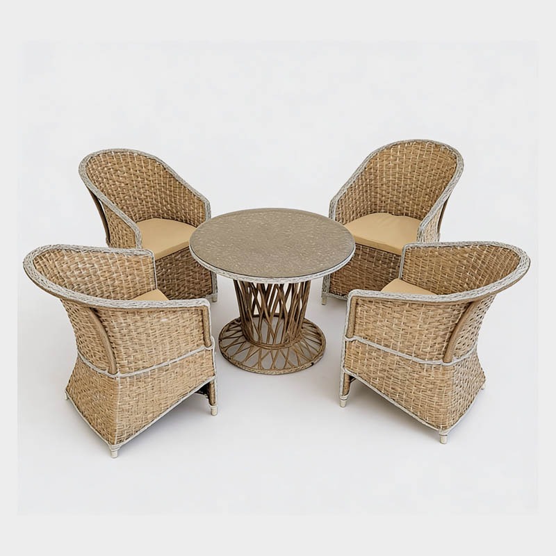 Grevia Outdoor Garden Set (Table + 4 Chairs), product view 1